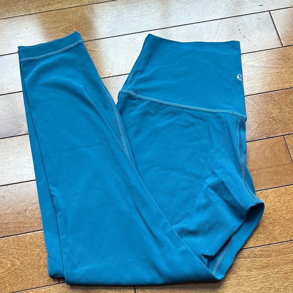 lululemon athletica Pants - lululemon athletica Teal High-Rise Leggings